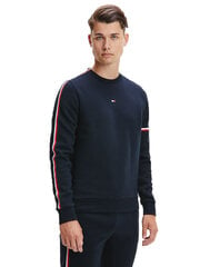 Мужская толстовка Tommy Hilfiger TAPE SEASONAL CREW, темно-синяя MW0MW19769 DW5 38936 цена и информация | Мужские толстовки | pigu.lt