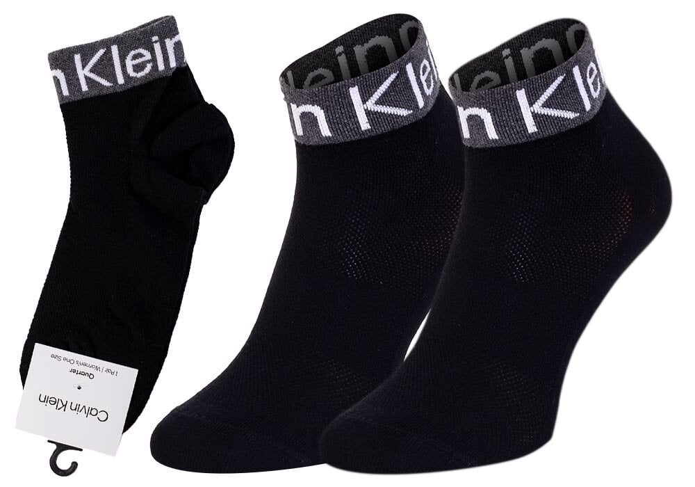 Moteriškos kojinės Calvin Klein, 1 pora, juodos 701218785 001 39746 37-41,  37-41 kaina | pigu.lt
