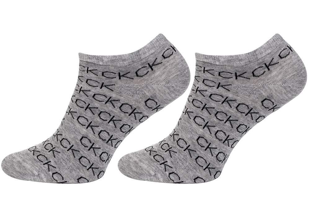 Moteriškos kojinės Calvin Klein, 2 poros, pilkos 701218779 003 39802 37-41 kaina ir informacija | Moteriškos kojinės | pigu.lt