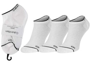 Женские носки CALVIN KLEIN, 3 пары, белые 701218765 002 39741 цена и информация | Женские носки | pigu.lt