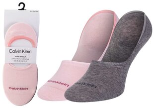 Женские носки Calvin Klein 2 пары, серые/розовые 701218771 005 44546 цена и информация | Женские носки | pigu.lt