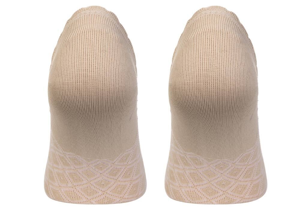 Moteriškos kojinės Calvin Klein, 2 poros, smėlio spalvos, 701218787 003 39744 37-41 kaina ir informacija | Moteriškos kojinės | pigu.lt