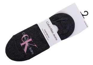 Moteriškos kojinės Calvin Klein, 1 pora, tamsiai pilkos 701218751 003 39784 37-41 kaina ir informacija | Moteriškos kojinės | pigu.lt
