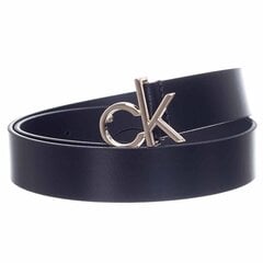 Женский ремень Calvin Klein RE-LOCK LOGO BELT 30 мм, черный K60K609000 BAX 41748 цена и информация | Женские ремни | pigu.lt