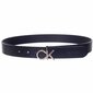 Moteriškas diržas Calvin Klein RE-LOCK LOGO BELT 30 mm, juodas K60K609000 BAX 41748 90 kaina ir informacija | Moteriški diržai | pigu.lt