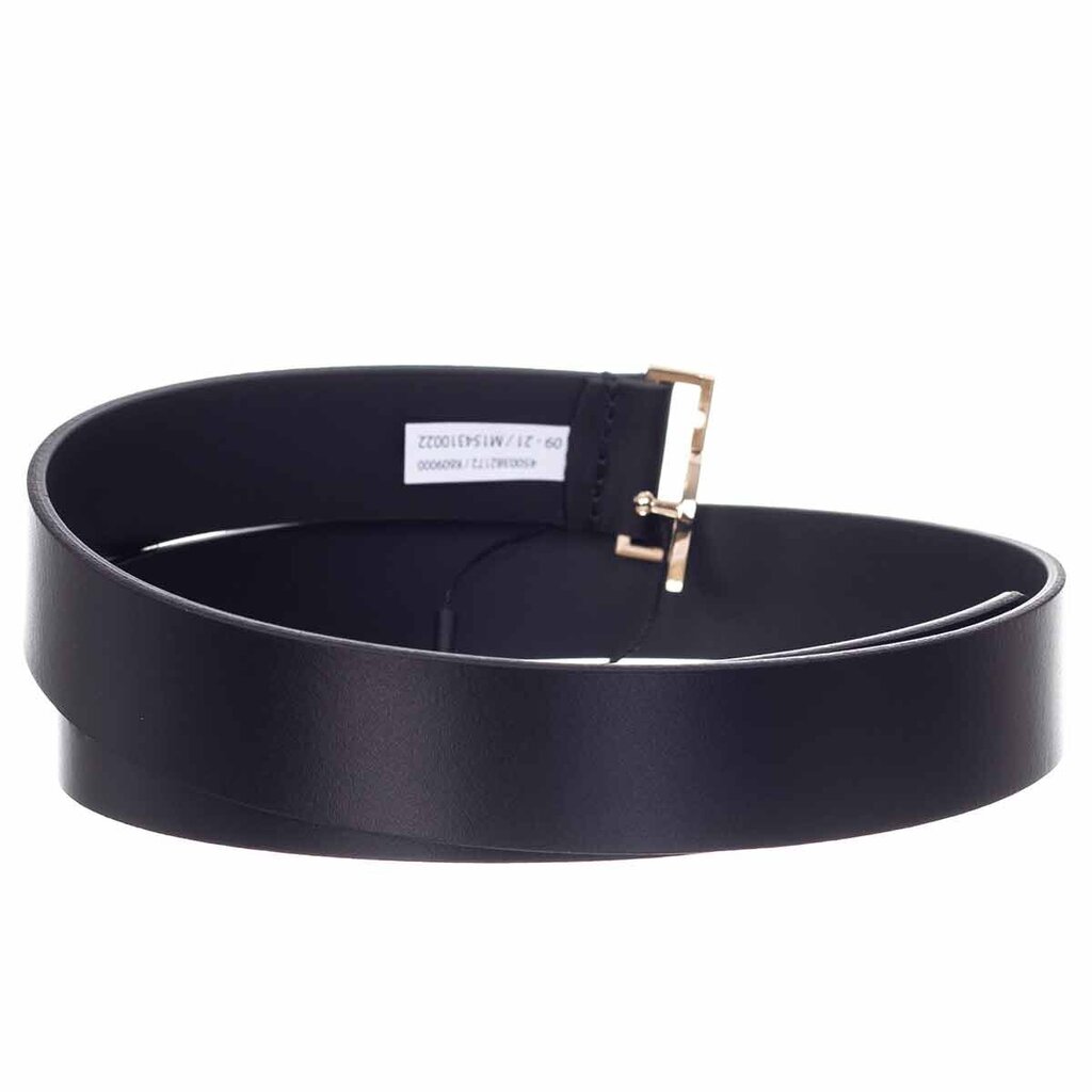 Moteriškas diržas Calvin Klein RE-LOCK LOGO BELT 30 mm, juodas K60K609000 BAX 41748 90 kaina ir informacija | Moteriški diržai | pigu.lt