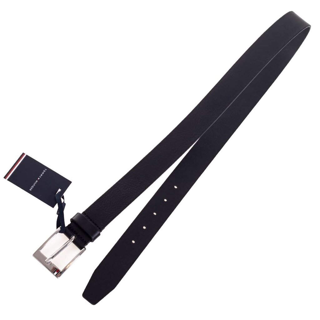 Vyriškas diržas Tommy Hilfiger NEW ALY BELT, juodas AM0AM08363 090 41613 kaina ir informacija | Vyriški diržai | pigu.lt