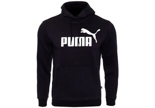 Puma Толстовка Мужская Спортивная Хлопковая Ess Big Logo Hoodie Black 586688 01 43008 цена и информация | Мужские толстовки | pigu.lt