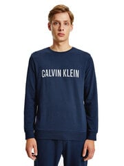 Vyriški marškinėliai Calvin Klein SWEATSHIRT L/S, tamsiai mėlyni 000NM1960E 8SB 42544 kaina ir informacija | Vyriški marškinėliai | pigu.lt