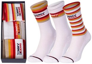 Moteriškos kojinės Tommy Hilfiger, 3 poros, baltos, 701218413 001 43085 kaina ir informacija | Moteriškos kojinės | pigu.lt