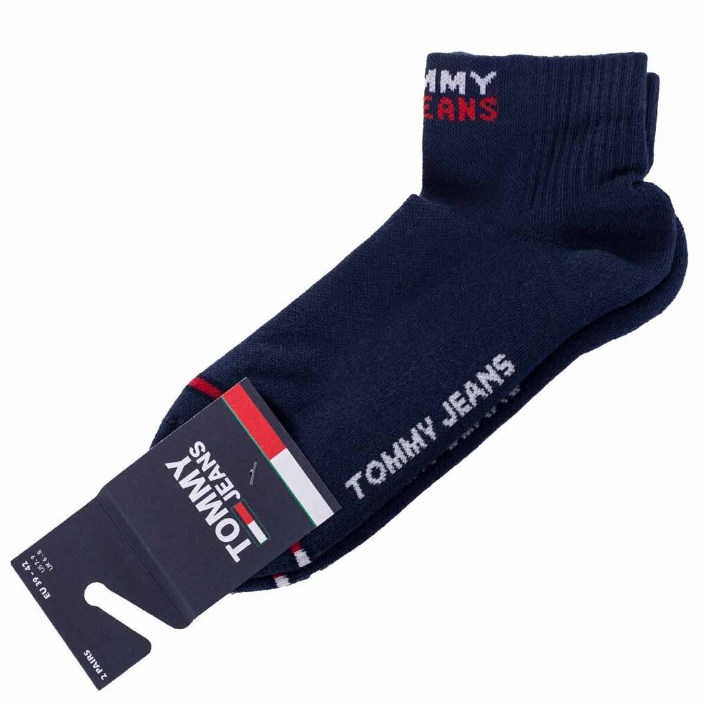 Moteriškos kojinės Tommy Hilfiger, 2 poros, tamsiai mėlynos 701218956 002 43075 kaina ir informacija | Moteriškos kojinės | pigu.lt