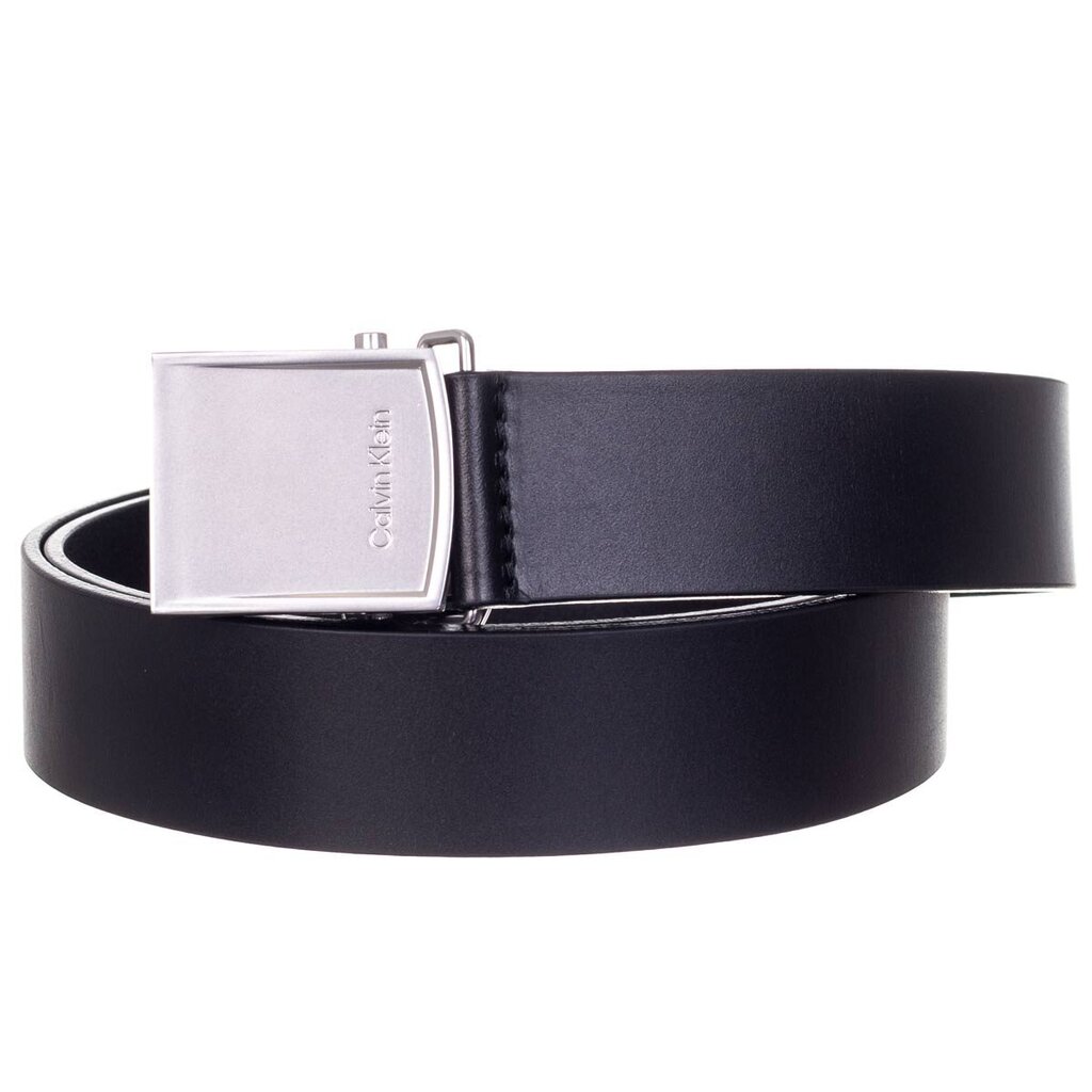 Vyriškas diržas Calvin Klein UTILITY PLAQUE 35 mm, juodas K50K508330 BAX 43265 цена и информация | Vyriški diržai | pigu.lt