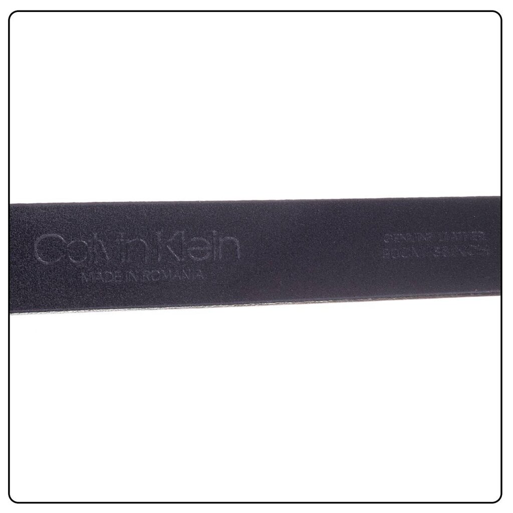 Vyriškas diržas Calvin Klein UTILITY PLAQUE 35 mm, juodas K50K508330 BAX 43265 kaina ir informacija | Vyriški diržai | pigu.lt