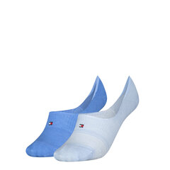 Moteriškos kojinės TOMMY HILFIGER JEANS, 2 poros, mėlynos spalvos 701218406 002 44362 kaina ir informacija | Moteriškos kojinės | pigu.lt