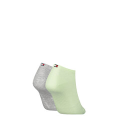 Moteriškos kojinės Tommy Hilfiger, 2 poros, žalios/pilkos spalvos 701218403 001 44369 kaina ir informacija | Moteriškos kojinės | pigu.lt