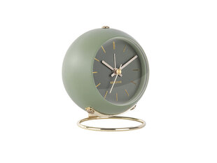 Žadintuvas Globe ø9,5 cm, žalias kaina ir informacija | Laikrodžiai | pigu.lt