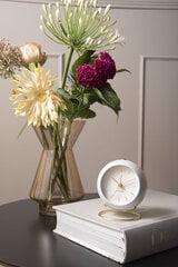 Žadintuvas Globe ø9,5 cm, baltas kaina ir informacija | Laikrodžiai | pigu.lt