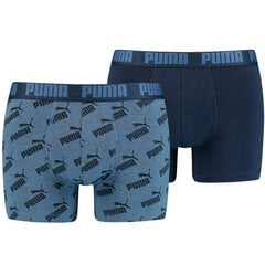 Hижнее белье Puma Men Aop Boxer Blue 935054 03 цена и информация | Трусы | pigu.lt