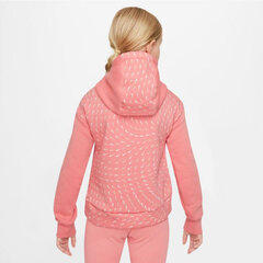 Nike детская спортивная кофтa DM8231*603, розовый цена и информация | Свитеры, жилетки, пиджаки для девочек | pigu.lt