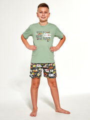 Pižama berniukams Cornette Camper 790/98 BFN-M-73574, žalia kaina ir informacija | Pižamos, chalatai berniukams | pigu.lt