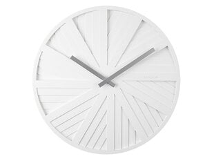 Настенные часы Slides ø40 cm, белый цена и информация | Часы | pigu.lt