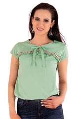 Palaidinė moterims Merribel Noriel B49, žalios spalvos kaina ir informacija | Palaidinės, marškiniai moterims | pigu.lt