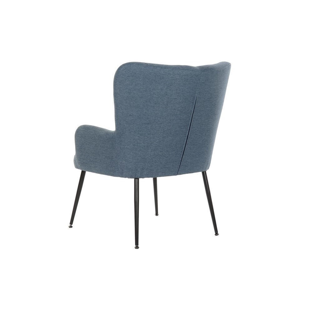 Fotelis DKD Home Decor, 70x60x84 cm, 2 vnt, mėlynas kaina ir informacija | Svetainės foteliai | pigu.lt