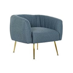 Кресло DKD Home Decor, синее/золотое цена и информация | Кресла в гостиную | pigu.lt