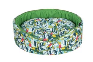 Cazo Foam Bed Cotton Toucan кровать для собак 50x46cm цена и информация | Лежаки, домики | pigu.lt