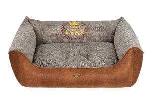 Guolis šunims Cazo Soft Bed Premium, 73x57 cm, rudas/pilkas kaina ir informacija | Guoliai, pagalvėlės | pigu.lt