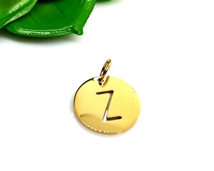 Pakabukas nerūdijančio plieno raidė Z aukso spalvos 12mm kaina ir informacija | Papuošalų gamybai, vėrimui | pigu.lt