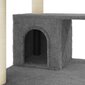 Draskyklė katėms su stovais iš sizalio, tamsiai pilka, 183cm цена и информация | Draskyklės | pigu.lt