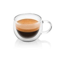 Eta espresso puodelis dvigubo stiklo sienelėmis, 80 ml, 2 vnt. kaina ir informacija | Taurės, puodeliai, ąsočiai | pigu.lt
