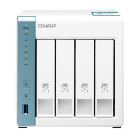 Qnap TS-431K kaina ir informacija | Išoriniai kietieji diskai (SSD, HDD) | pigu.lt