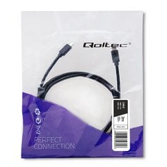 Qoltec USB 3.1 tipo C kištukas, 2.5m цена и информация | Кабели и провода | pigu.lt