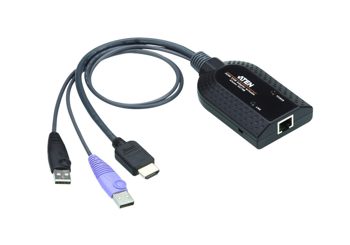 Aten USB HDMI kaina ir informacija | Adapteriai, USB šakotuvai | pigu.lt