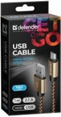USB кабель Defender USB08-03TPRO USB2.0 AM-MicroBM, 1.0 м  цена и информация | Кабели и провода | pigu.lt