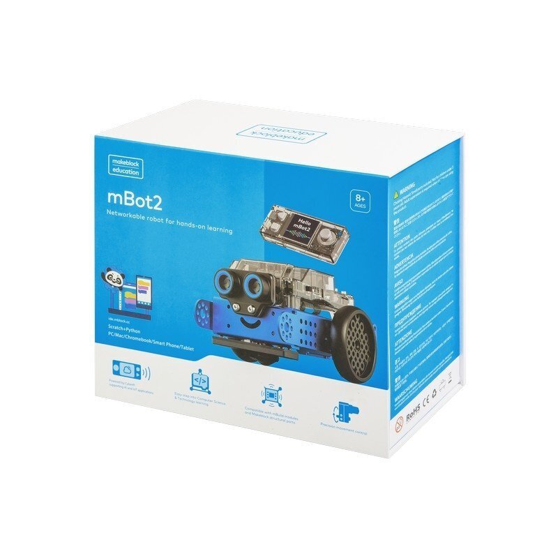 Robotas mBot2 WiFi/Bluetooth STEM kaina ir informacija | Lavinamieji žaislai | pigu.lt