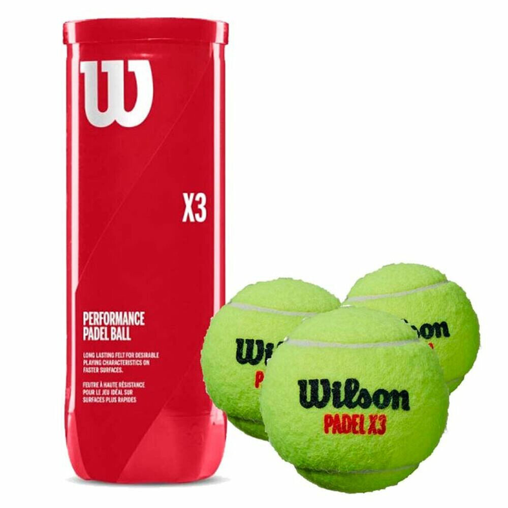 Lauko teniso kamuoliukai Wilson WR8900801001, 3vnt kaina ir informacija | Lauko teniso prekės | pigu.lt