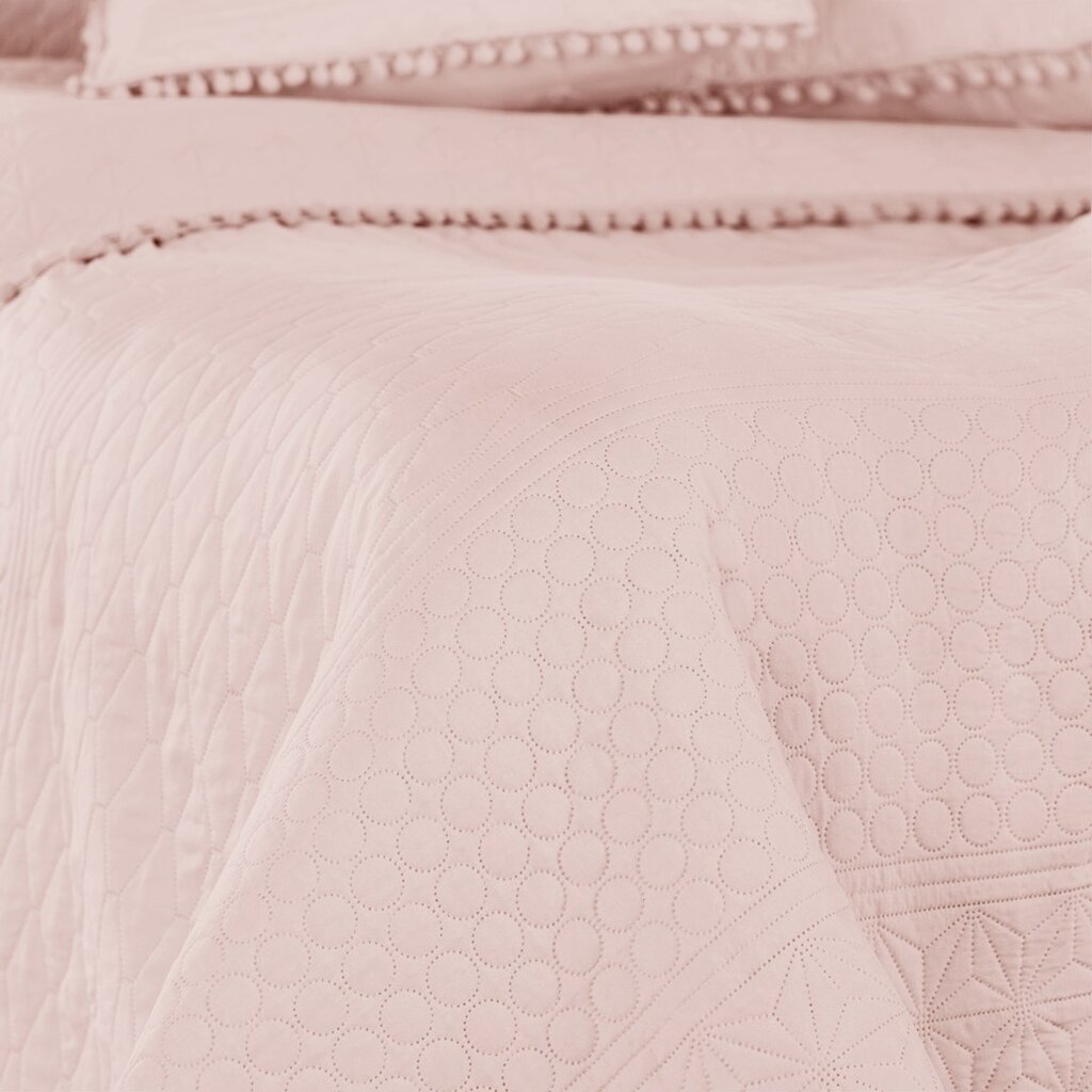 AmeliaHome dygsniuota lovatiesė su kutais Meadore, 240x260 cm kaina ir informacija | Lovatiesės ir pledai | pigu.lt