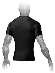 Мужская компрессионная рубашка с короткими рукавами Tritanium eXtend Performance, цвет черный цена и информация | Ортезы и бандажи | pigu.lt