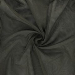 Тюль 150 см, цвет чёрный цена и информация | Ткани | pigu.lt