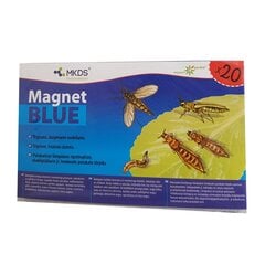 Mini Magnet blue (20X12 см) - ловушки для трипсов, живности, 20 шт. цена и информация | Средства по уходу за растениями | pigu.lt