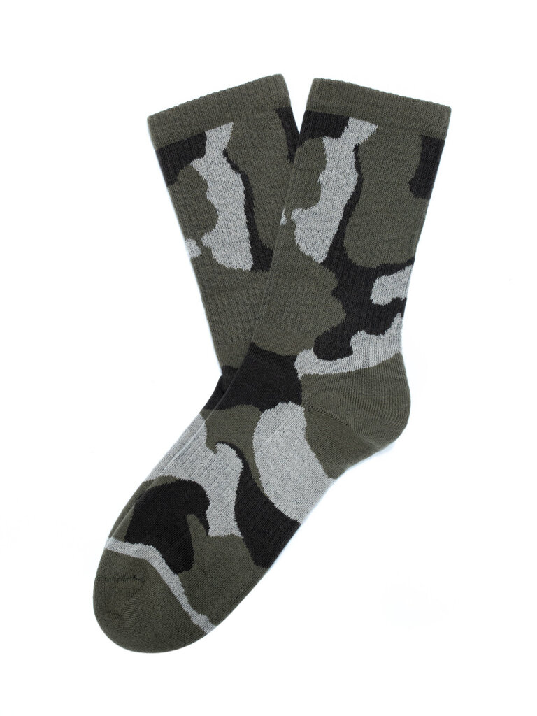 Kojinės iš medvilnės su pliušiniu padu Bright Camouflage kaina ir informacija | Vyriškos kojinės | pigu.lt