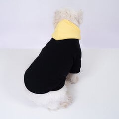 Šuns megztinis su gobtuvu, juodas kaina ir informacija | Drabužiai šunims | pigu.lt