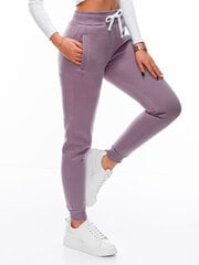 Женские штаны Edoti 070PLR  фиолетовые цена и информация | Брюки | pigu.lt
