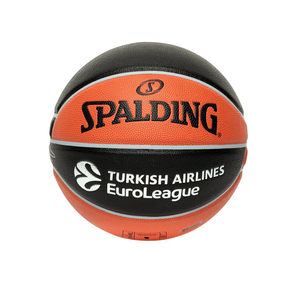 Krepšinio kamuolys Spalding TF-500 Euroleague, 7 dydis цена и информация | Krepšinio kamuoliai | pigu.lt