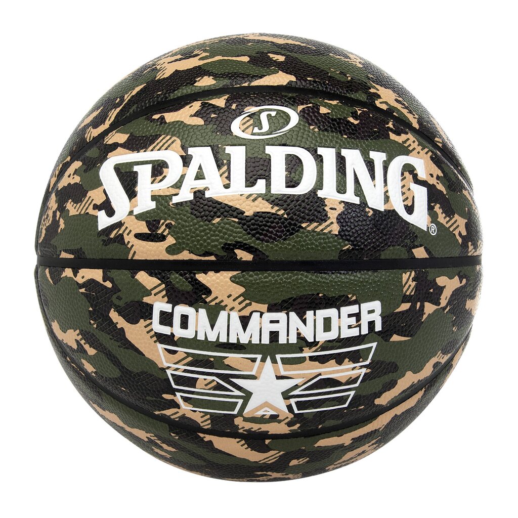 Krepšinio kamuolys Spalding Commander Camo, 7 dydis kaina ir informacija | Krepšinio kamuoliai | pigu.lt
