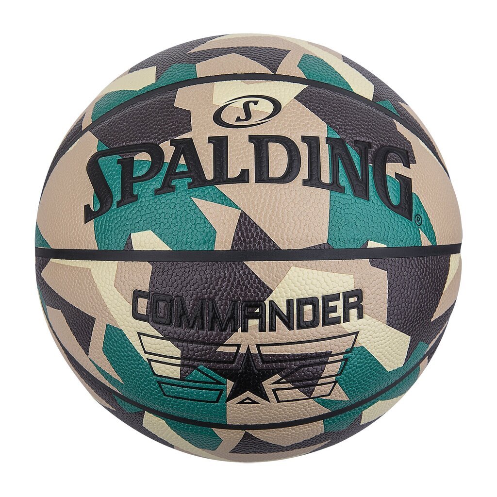 Krepšinio kamuolys Spalding Commander Poly, 5 dydis цена и информация | Krepšinio kamuoliai | pigu.lt
