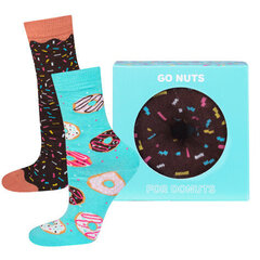 Kojinės moterims Soxo spurga donut dėžutėje, mėlyna kaina ir informacija | Moteriškos kojinės | pigu.lt